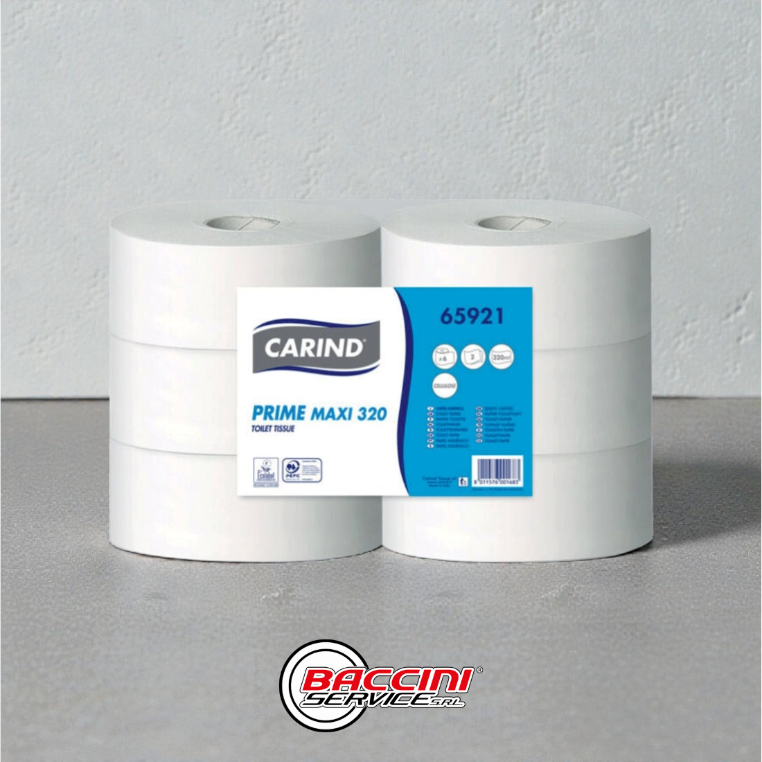 132 Carta Igienica Jumbo Maxi per dispenser - immagine 1