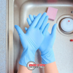 Guanti in Nitrile Celesti 100pz