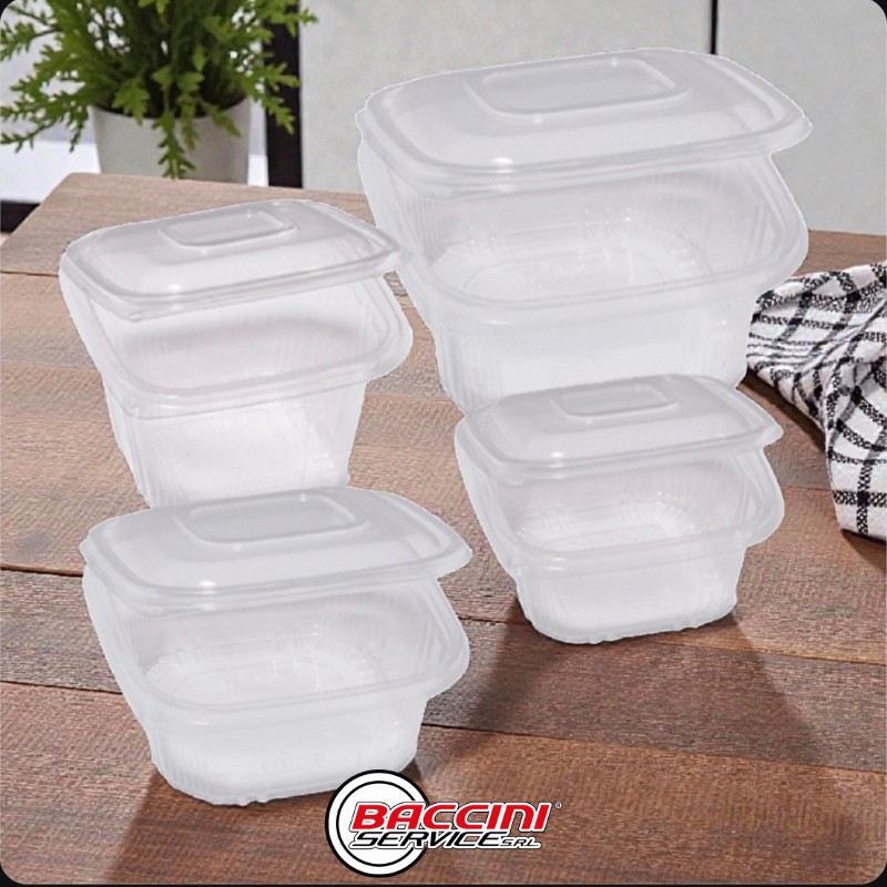 54 Contenitori in PP con coperchio incernierato QC1 - immagine 1